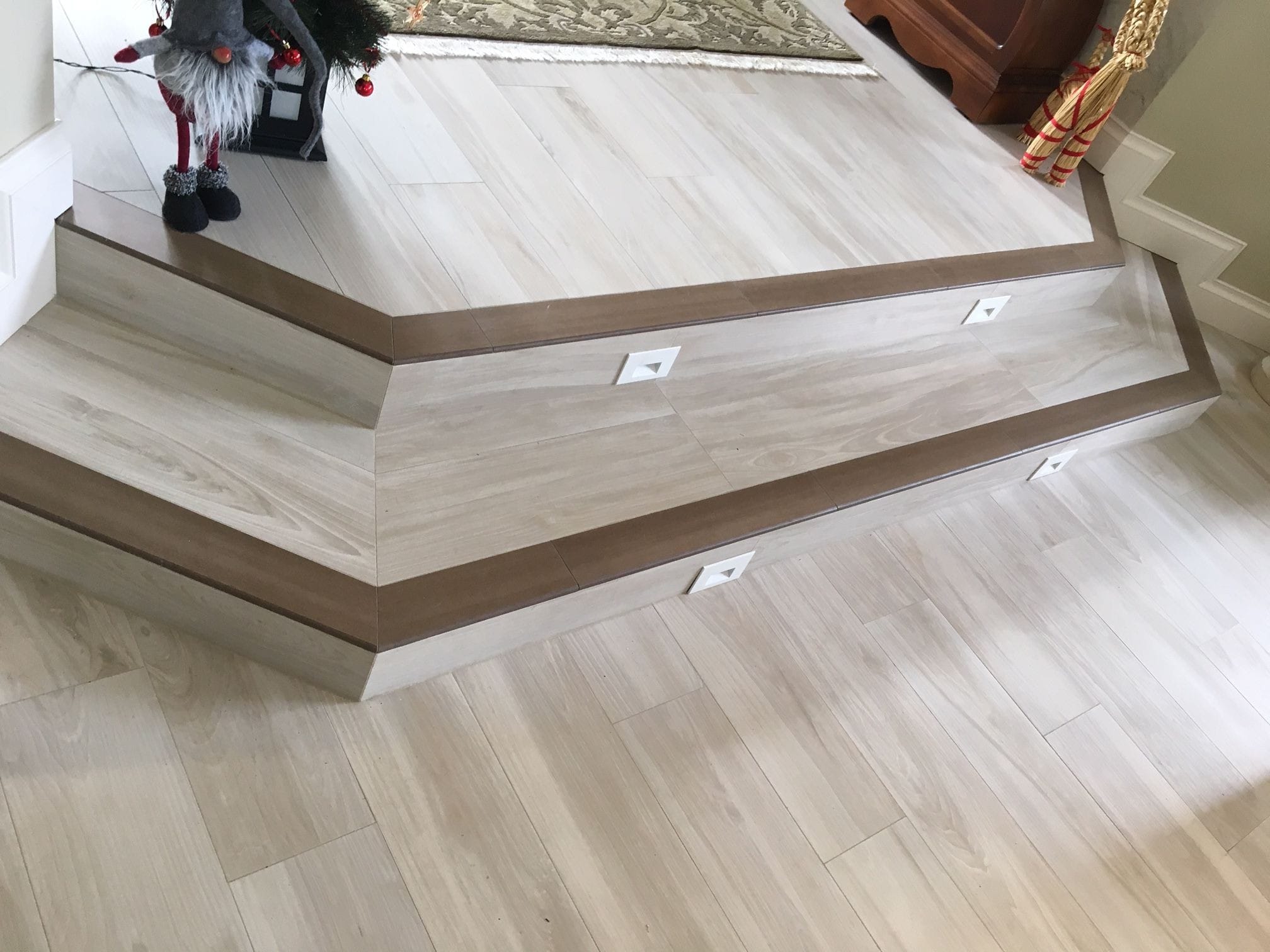 Steps in Luxury Vinyl Planks